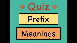 👉Prefix Challenge! Can YOU Guess the Meaning? (English Quiz)