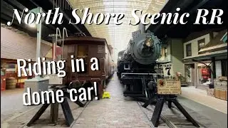 Riding in the Dome Car! North Shore Scenic Railroad - Two Harbors