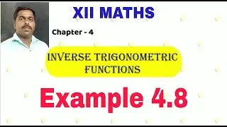 12th Maths Example 4.8