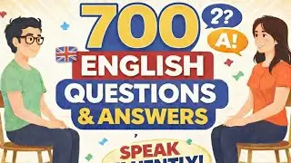✅700 Common Questions and Answers in English || Learn English || Daily use spoken English practice.