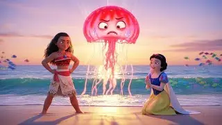 Moana, Snow White & the Dramatic Jellyfish..