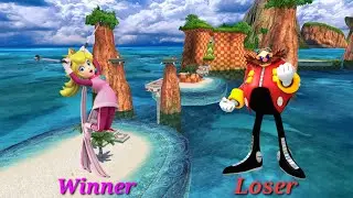 Mario & Sonic at the Olympic Winter Games Dr. Eggman Loses to Peach in Dream Alpine