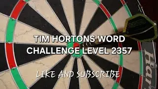Tim Hortons Word Challenge Level 2357 #timhortons #free #contest #coffee #tea #donut 