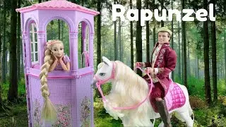 Barbie Rapunzel Fairy Tale Story For Children 💙 Tangled Princess Rapunzel Wedding Ceremony 💙