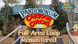 Universal's Islands of Adventure; Toon Lagoon; Pandemonium Cartoon Circus Area Loop (stereo)