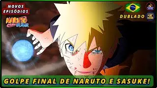 GOLPE FINAL DE NARUTO E SASUKE NO VALE DO FIM DUBLADO! NARUTO VS SASUKE DUBLADO!