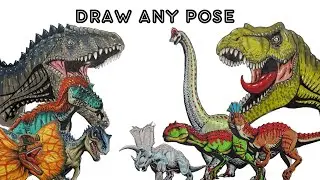 How to Draw a Dinosaur in Any Pose