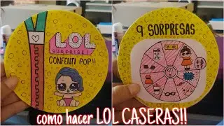 C&oacute;mo hacer una L.O.L. CASERA!! | 3 M&Eacute;TODOS para hacer CIERRES CASEROS!!