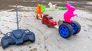 make rc toy animal train with DC motor at home | diy rc train making idea with DC motor &lrm;@H3M.&nbsp;