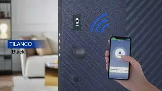 Tilanco IT3 Smart Lock, Minimalist fingerprint scanner design, App Control