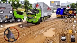 Game Truk Hino Wing Box PT. Siba Surya Truk Kembaran l Mod Bus Simulator Indonesia