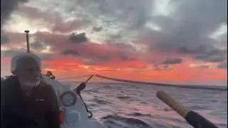 Mid Atlantic sunset &ndash; Atlantic Dash