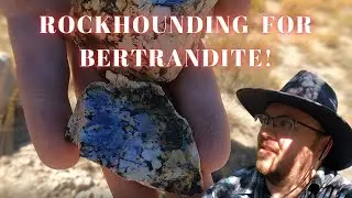 Rockhounding Old Mine Tailings For Bertrandite! (Tiffany Stone)