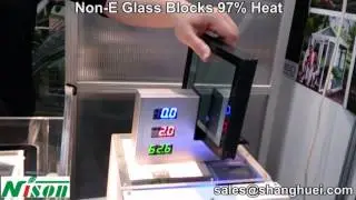 NISON Non E Glass blocks 100% UV, 97% Heat, 97% Infrared