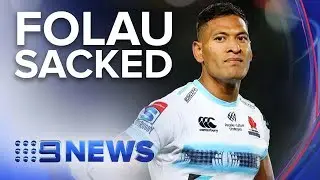 Rugby Australia terminate Israel Folau's contract | Nine News Australia