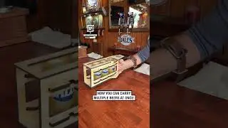 Custom wooden beer loader 😲🍺          🎥: TikTok / thompsonwoodworks