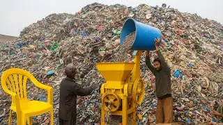 How Chairs Are Made from Plastic Scrap | Recycling Process Explained