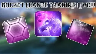 ROCKET LEAGUE TRADING & TOURNAMENTS LIVE (DISSOLVER GIVEAWAY AT 1K SUBS!!!) (PS4)