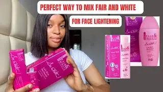 HOW TO PRO MIX FAIR AND WHITE SO WHITE FOR FACE LIGHTENING
