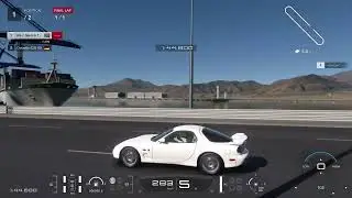 GT7 RX7 Mazda top speed test 100% Stock Tune