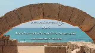Q8. What do the two sticks in the Ezekiel 37:16,17 passage signify?