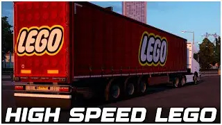HIGH SPEED LEGO Delivery Through Poland in ETS2 (No Commentary)