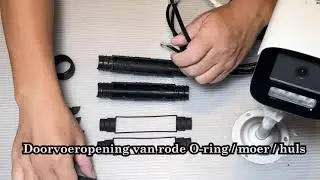 GOUDEN KNUPPEL MET BEDRADE BEVEILIGINGSCAMERA IP67 WATERDICHTE TESTFILM