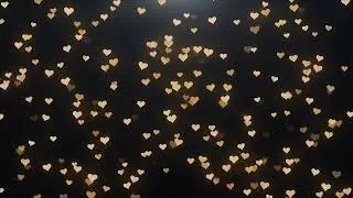 4K Valentine&rsquo;s Day Floating Heart Particles | Romantic Love Music Ambience ( 4 Hours )