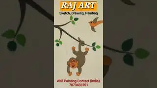 School Wall Painting || School Class Room disine || Wall Art || Cartoon room Wall || Cartoon Art