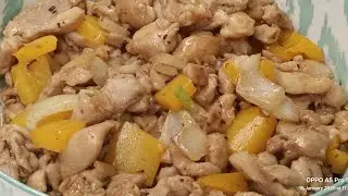 Chicken with Capsicum Recipe 