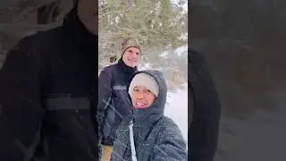 Enjoying the snow at Grand Canyon Village #winter2026 #travelvlog