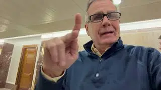 See the sign on the wall? Protesters didn't see it? They were booted out of the room!