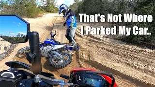 How to Fail at Riding Dual Sports in Sand... Amateurs and Noobs.
