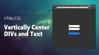 How to vertically center a DIV using Flexbox  (HTML/CSS)