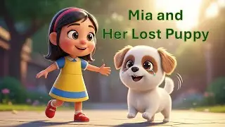 Mia and Her Lost Puppy 🐶 | A Heartwarming Kids Story | Bedtime Story for Children