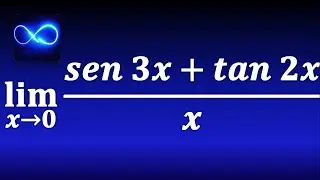 80. Límite trigonométrico con seno y tangente, y FÓRMULAS de límites trigonométricos