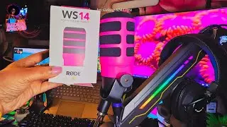 R&Oslash;DE WS14 Pink Pop Filter | Affordable Upgrade for PodMic & PodMic USB | Baddie On A Budget
