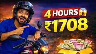 ₹1,708 in 4 hours🔥🔥🔥 — real ride earnings