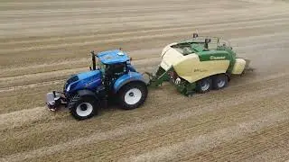 Stro persen Oost-Duitsland door Verschoor! #krone #claas #newholland