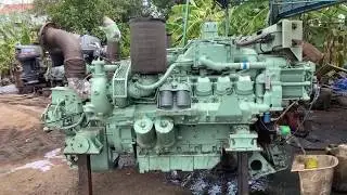 ✅ Động cơ cao tốc khủng Mercerdes MTU 12V183 910ps/2230rpm - Marine Diesel Engine MTU 12V183 910ps