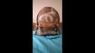 Authentic Chanel Graffiti Backpack review