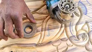 wood carving peacock design || new model wood carving design by pvj wood carving