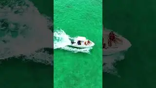 Family Beach Day at Elliott Key, Islandia, Florida - Drone and Boat Adventure