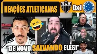REA&Ccedil;&Otilde;ES DOS ATLETICANOS - ATL&Eacute;TICO MG 0x1 CRUZEIRO - VAMOS RIR DO GALO!