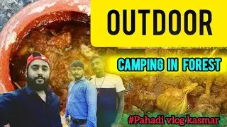 Overnight Group Camping in the Rain | Winter  Camping in deep Forest | Camping In Uttarakhand