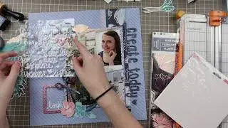 Make Stuff - 12x12 Multi-Photo Layout Process Video // Falling Back to Basics Series