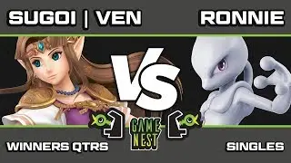 Game Nest Smash It Up: Sugoi | Ven (Zelda) vs Ronnie (Mewtwo) - Winners Qtrs