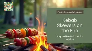 🍢 Kebab Skewers on the Fire  Middle Eastern Campfire BBQ Hack for Busy Families