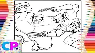 Hulk Fights Against Wolverine/Hulk and Wolverine Coloring Pages/Elektronomia - Collide [NCS Release]