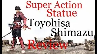 Medicos Super Action Statue Drifters TOYOHISA SHIMAZU Action Figure Toy Review